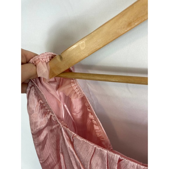 ASTR the Label Long Sleeve Empire Waist Mini Dress size large - Picture 4 of 6